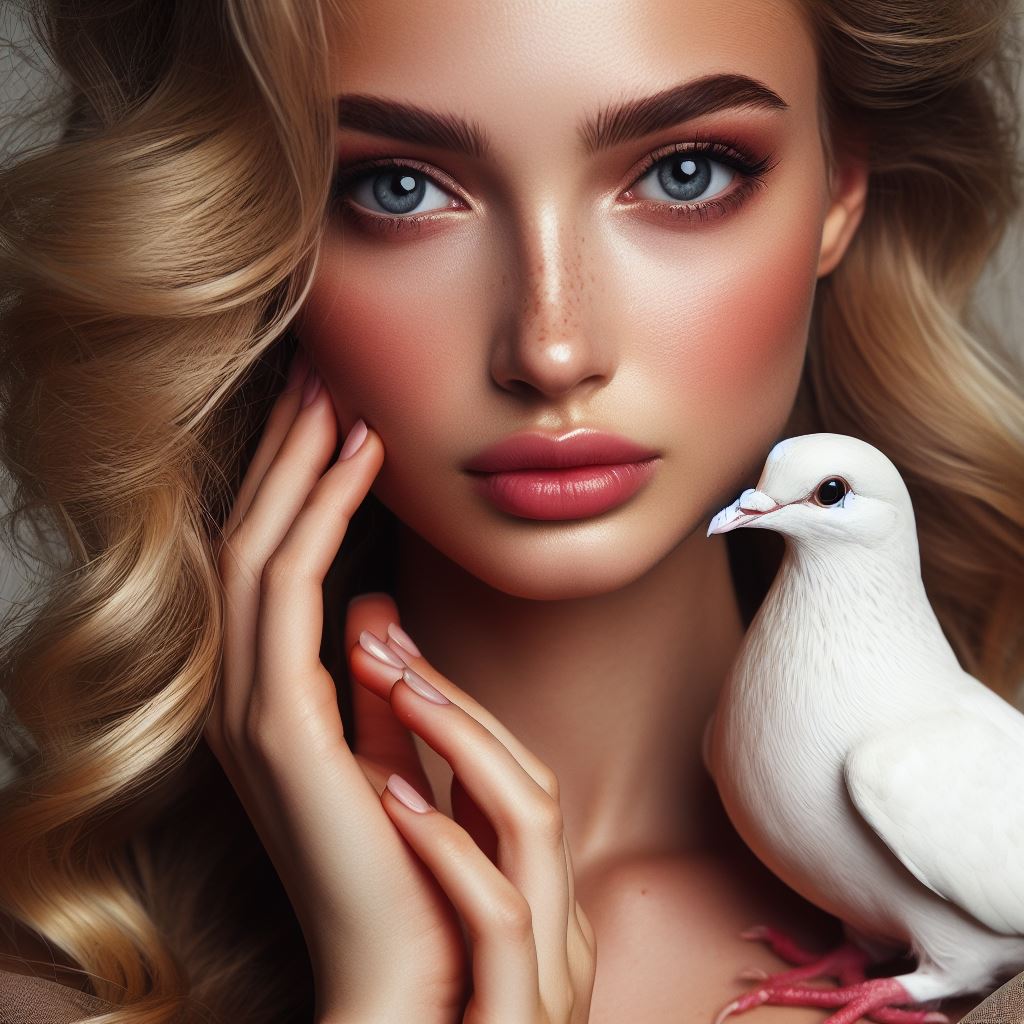 Ark.au Illustrated Bible - Song of Solomon 1:15 - See, you are fair, my love, you are fair; you have the eyes of a dove.